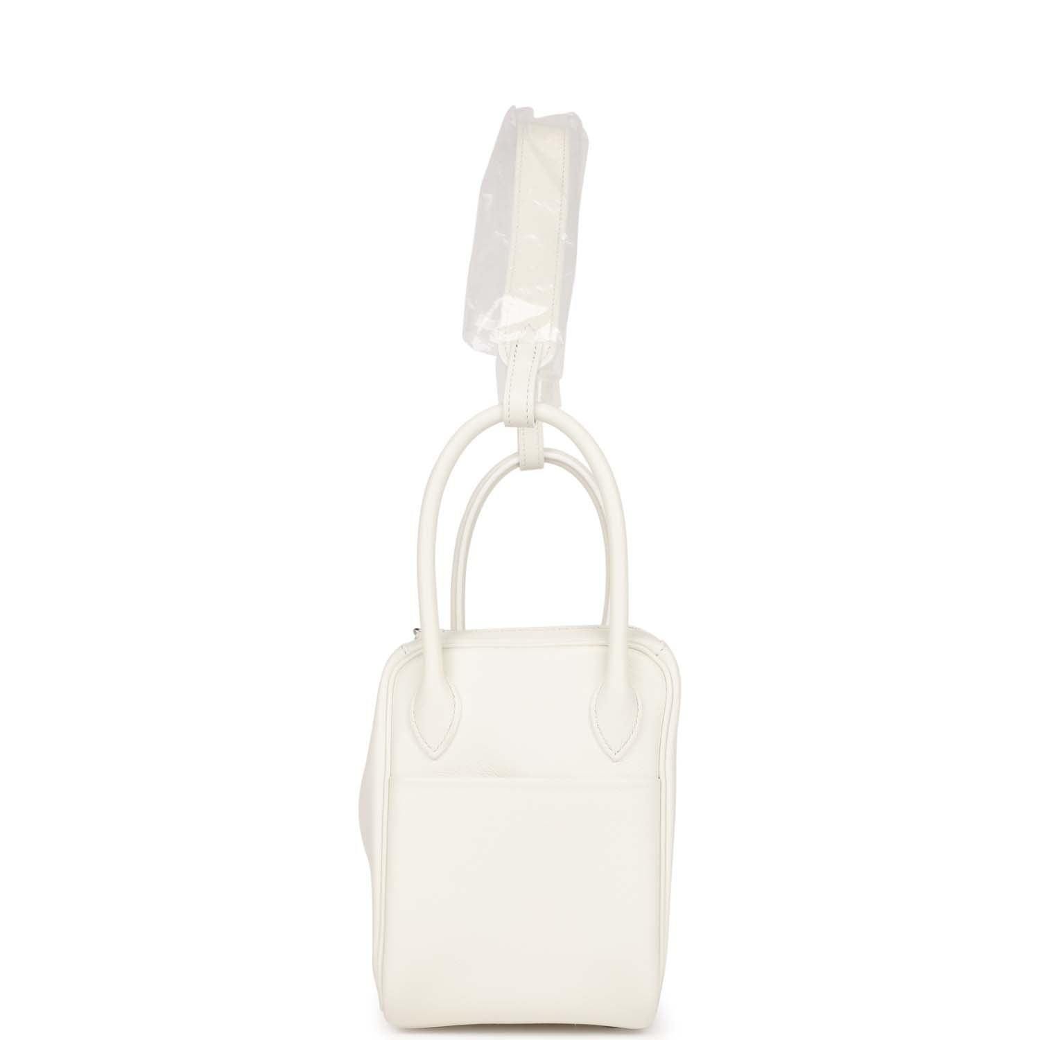 Lindy 26 White Evercolor Palladium Hardware Kilta bags