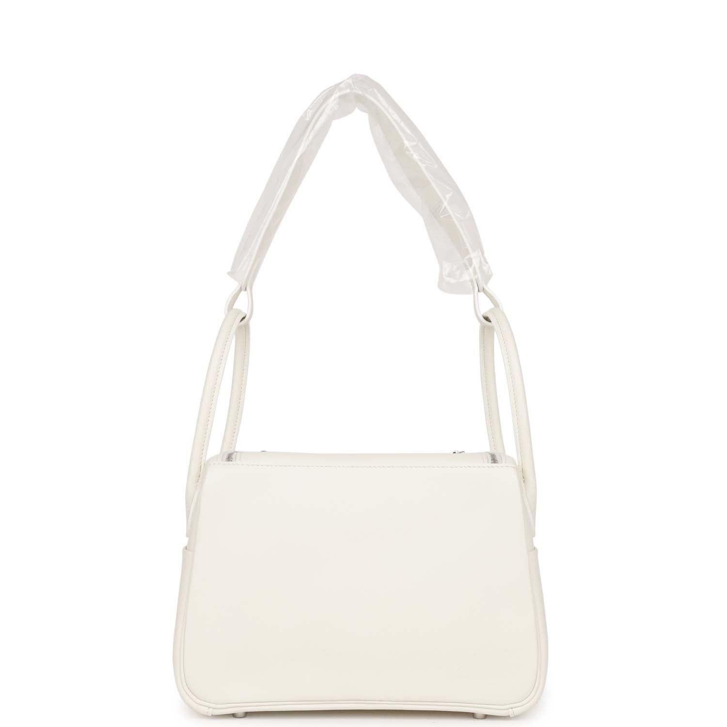 Lindy 26 White Evercolor Palladium Hardware Kilta bags