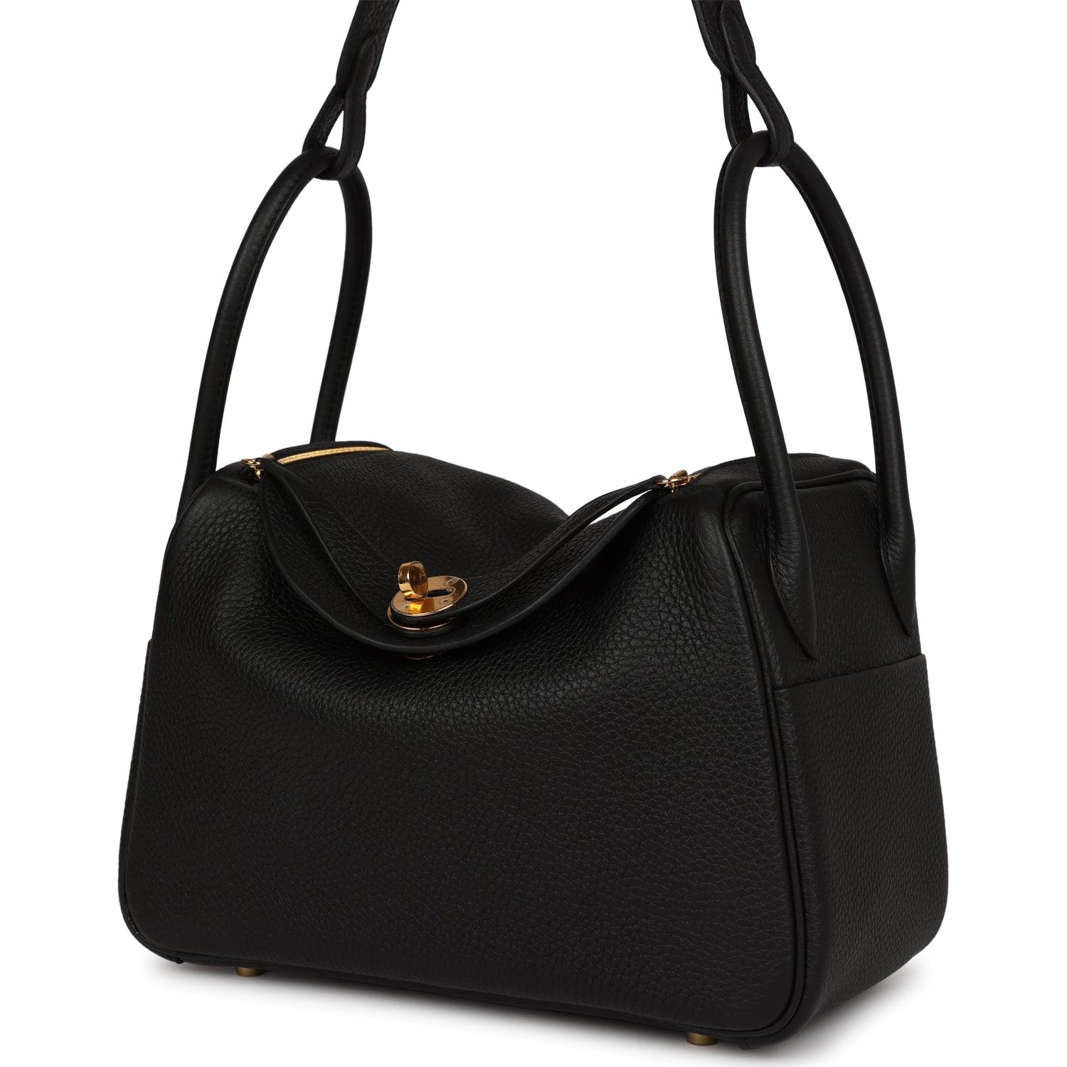 Lindy 26 Black Clemence Gold Hardware Kilta bags