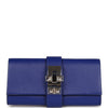 Medor Clutch 23 Bleu Electric Chevre Mysore Palladium Hardware Kilta bags