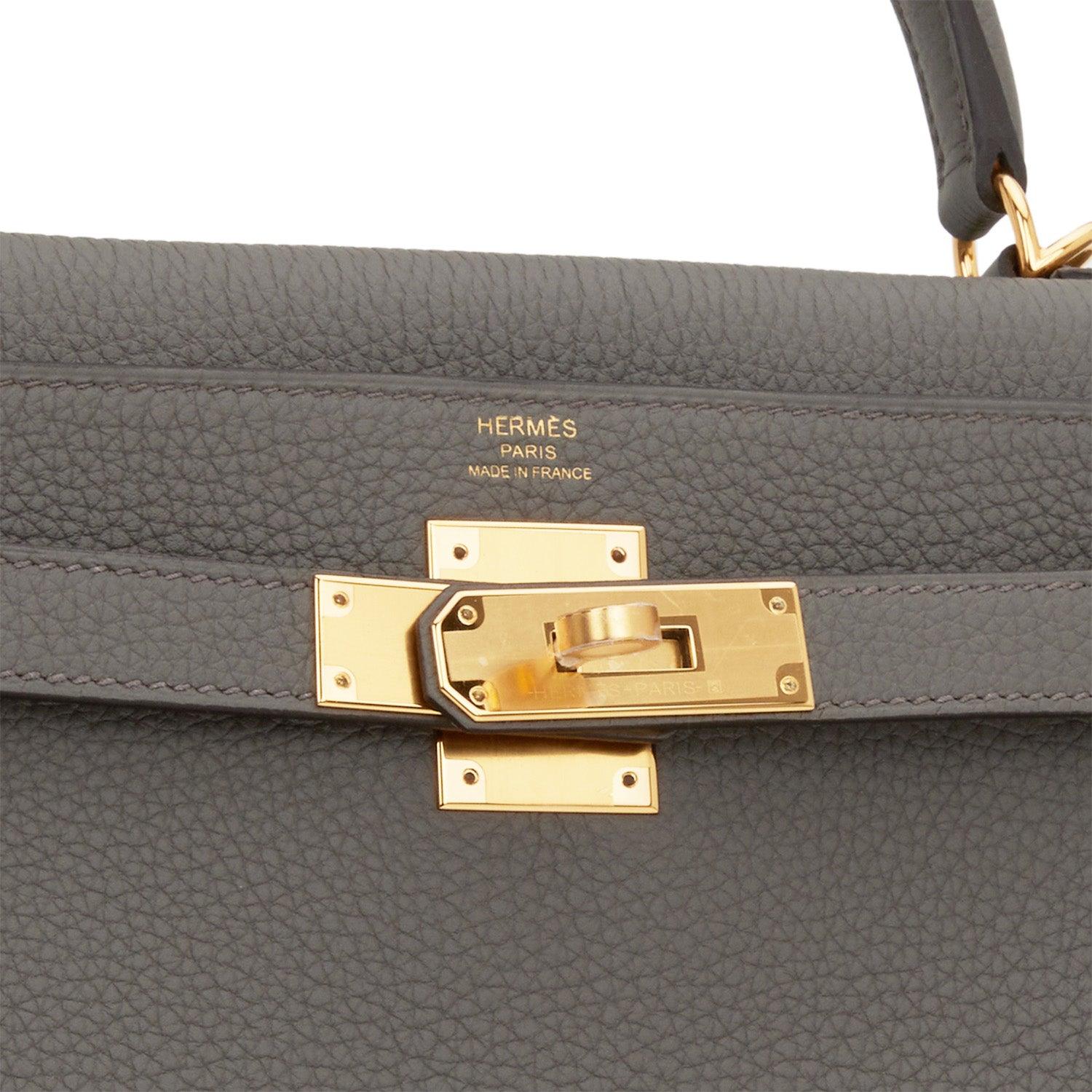 Kelly Retourne 28 Etain Togo Gold Hardware Kilta bags