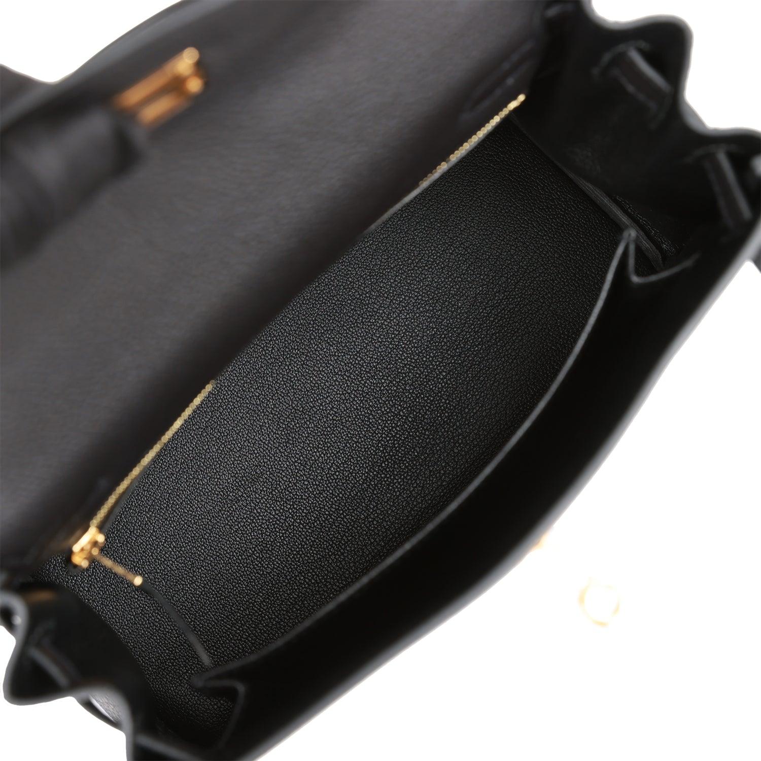 Kelly Retourne 25 Black Togo Gold Hardware Kilta bags