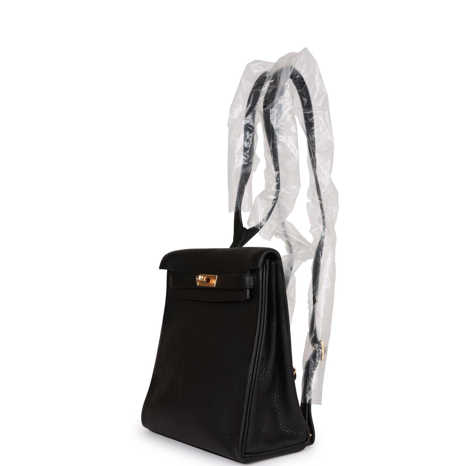 Kelly Ado Backpack Black Clemence Gold Hardware Kilta bags