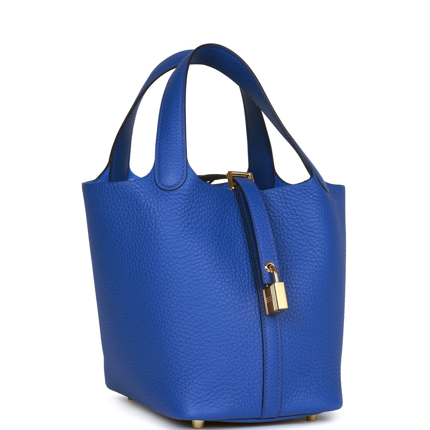 Picotin Lock 18 Bleu Royal Clemence Gold Hardware Kilta bags