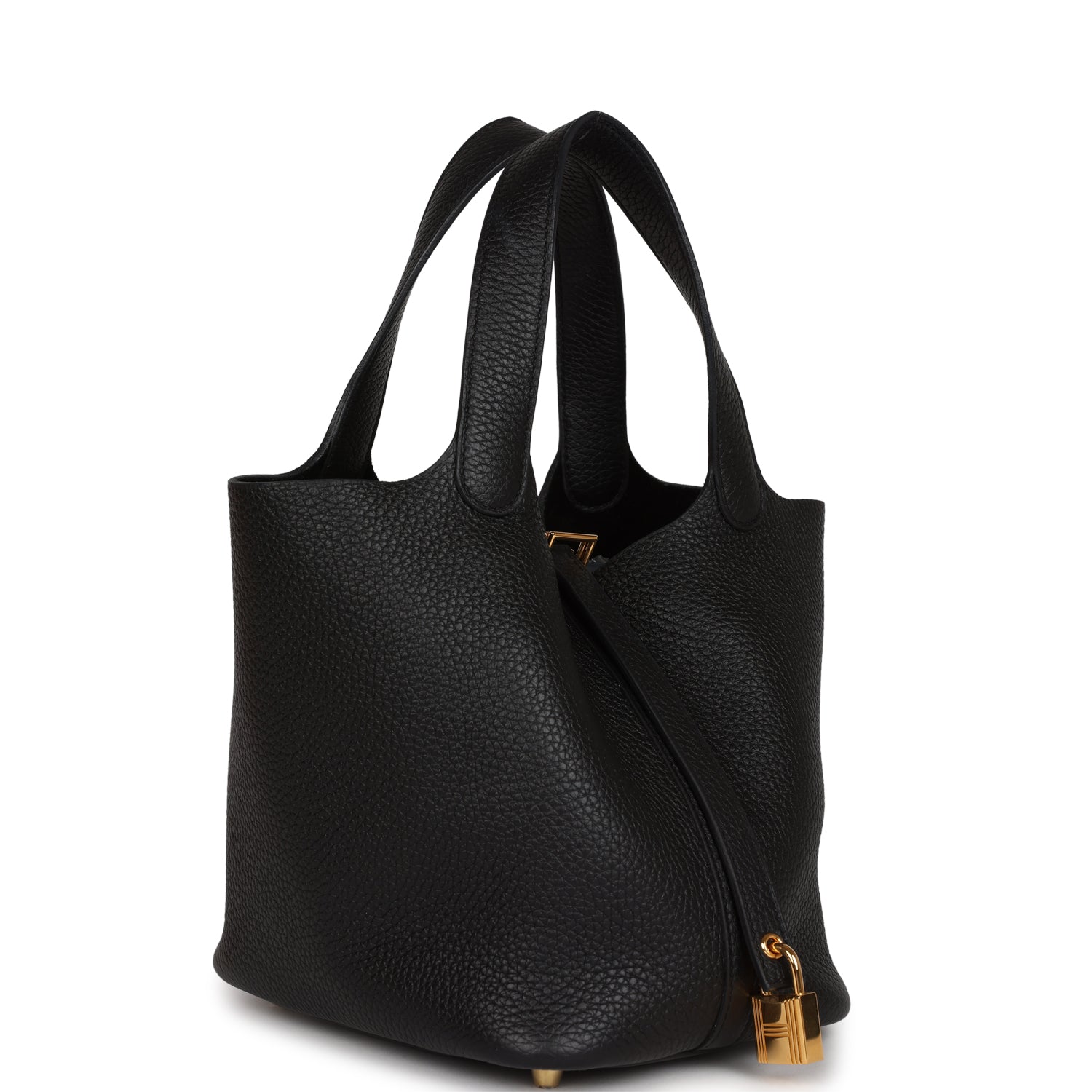 Picotin Lock 18 Black Clemence Gold Hardware Kilta bags