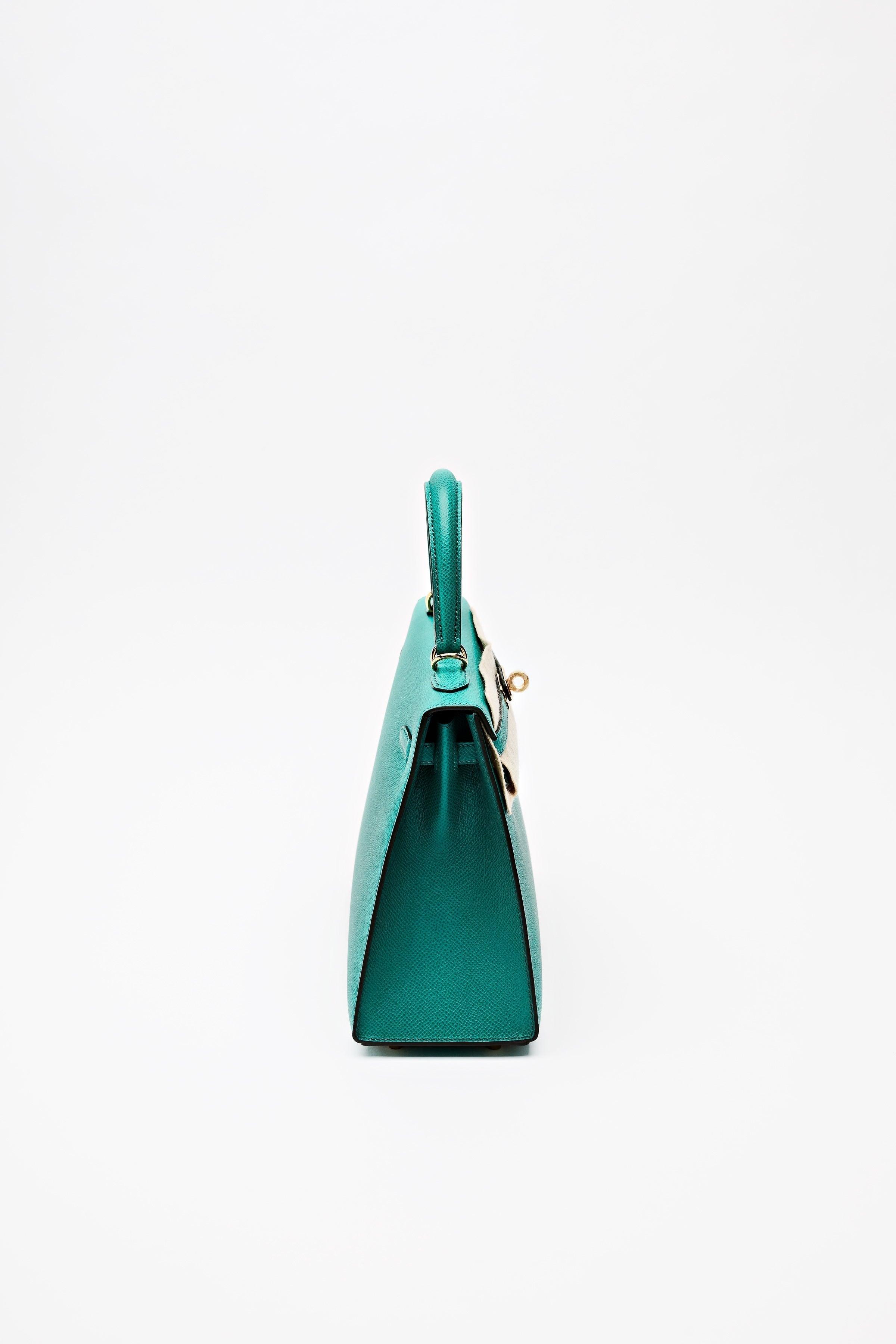 Kelly II 25 Vert Jade Sellier Epsom Calfskin Kilta bags