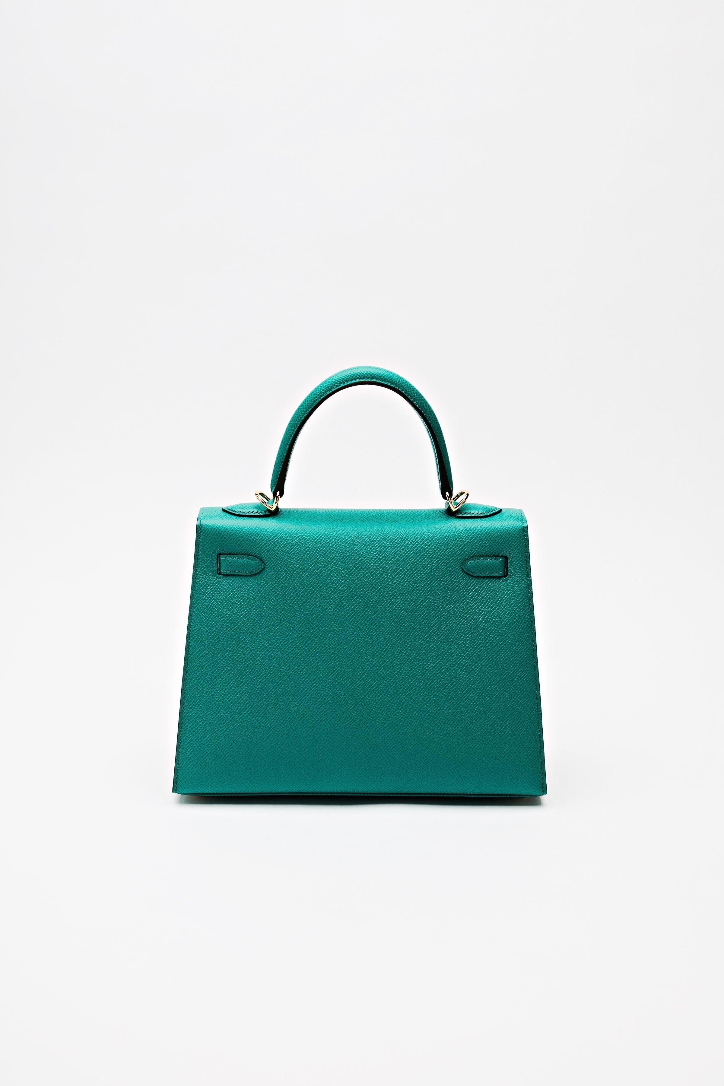 Kelly II 25 Vert Jade Sellier Epsom Calfskin Kilta bags