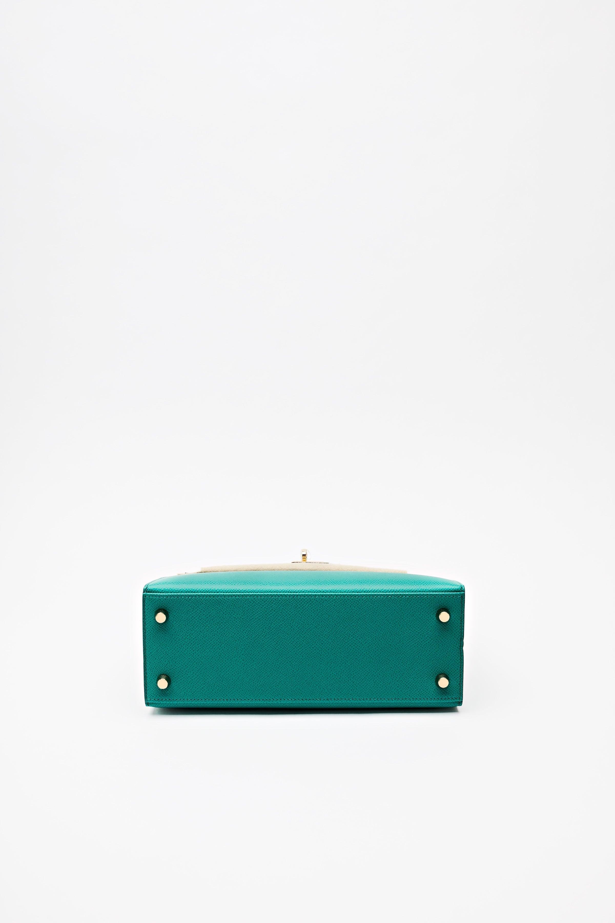 Kelly II 25 Vert Jade Sellier Epsom Calfskin Kilta bags