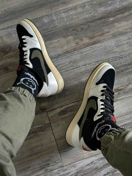 Custom Travis Scott x Fragment x Air Jordan 1 Low DZ4137 106