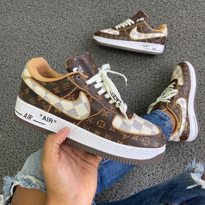 Custom LV Air Force 1 Low 07 - sneakerhypesusa