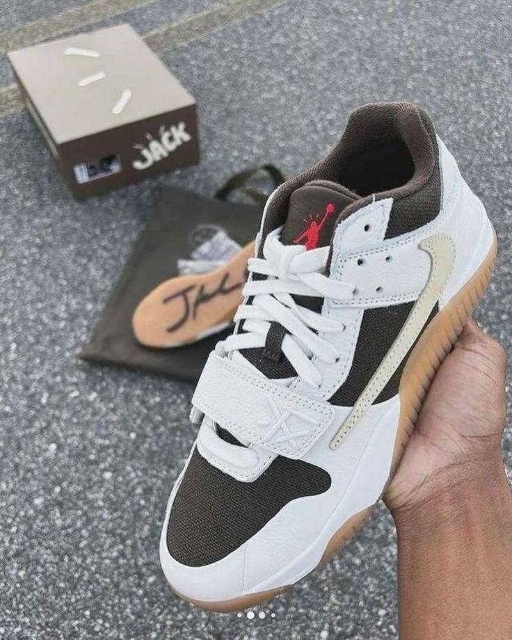 Custom Travis Scott x Air Jordan Executive The Check sneakerland