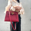 KELLY 28 SELLIER Rouge Vif Courchevel Kilta bags