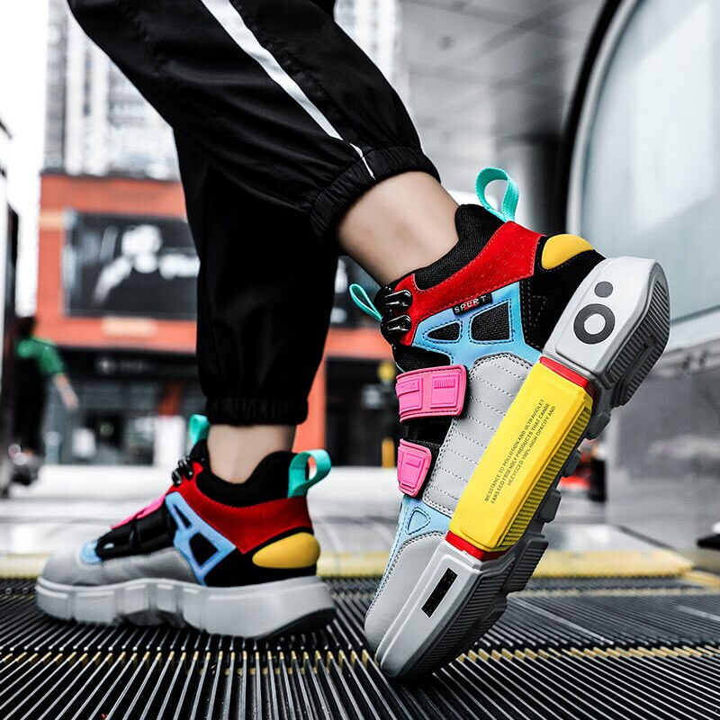 Sneakerhill 'Blaze Chromatic' Sneakers Colorful High top Sneakers - 1984
