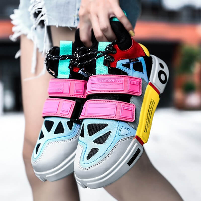 Sneakerhill 'Blaze Chromatic' Sneakers Colorful High top Sneakers - 1984