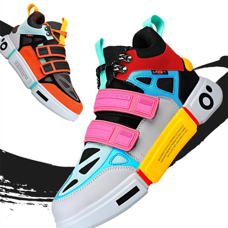 Sneakerhill 'Blaze Chromatic' Sneakers Colorful High top Sneakers - 1984
