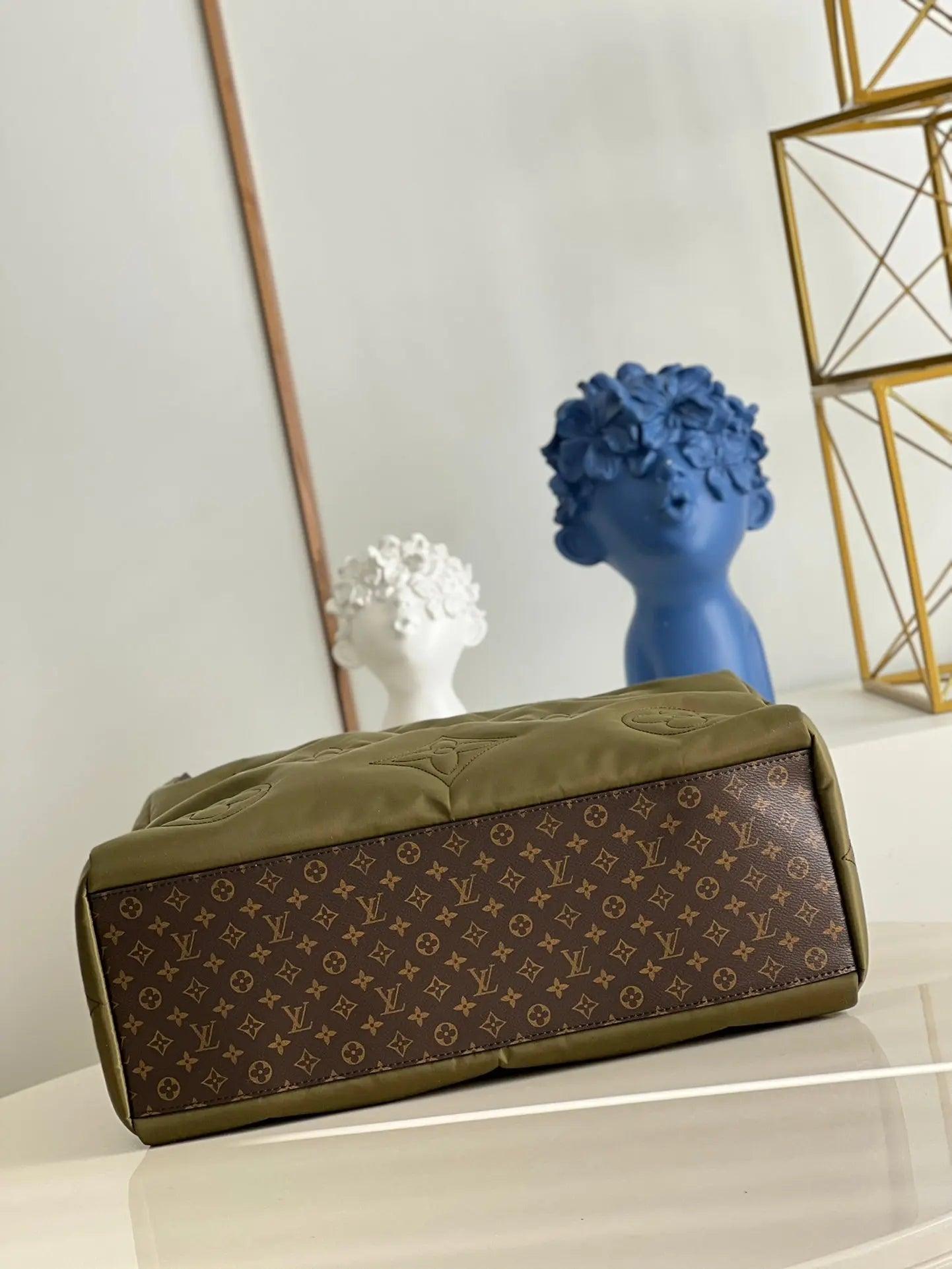 LV OnTheGO Econyl EcoDesign Monogram M44576 LUXURYSTEPSCO