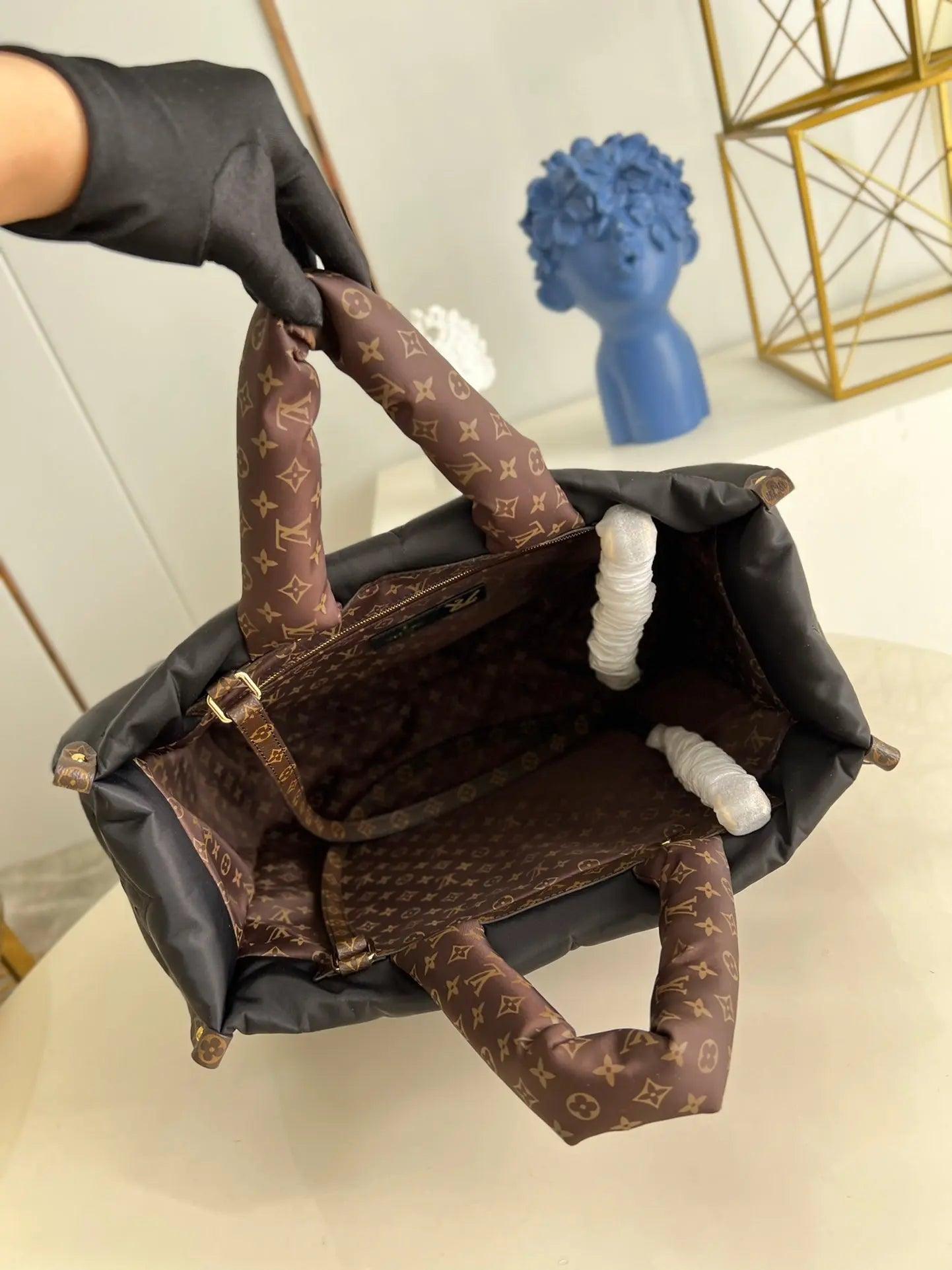 LV OnTheGO Econyl EcoDesign Monogram M44576 outblackco