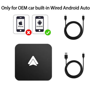 Mini Carplay&Auto Box Dongle Wired To Wireless For Audi Toyota Mazda Nissan Chevrolet Suzuki Subaru Kia Ford Opel Skoda Hyundai