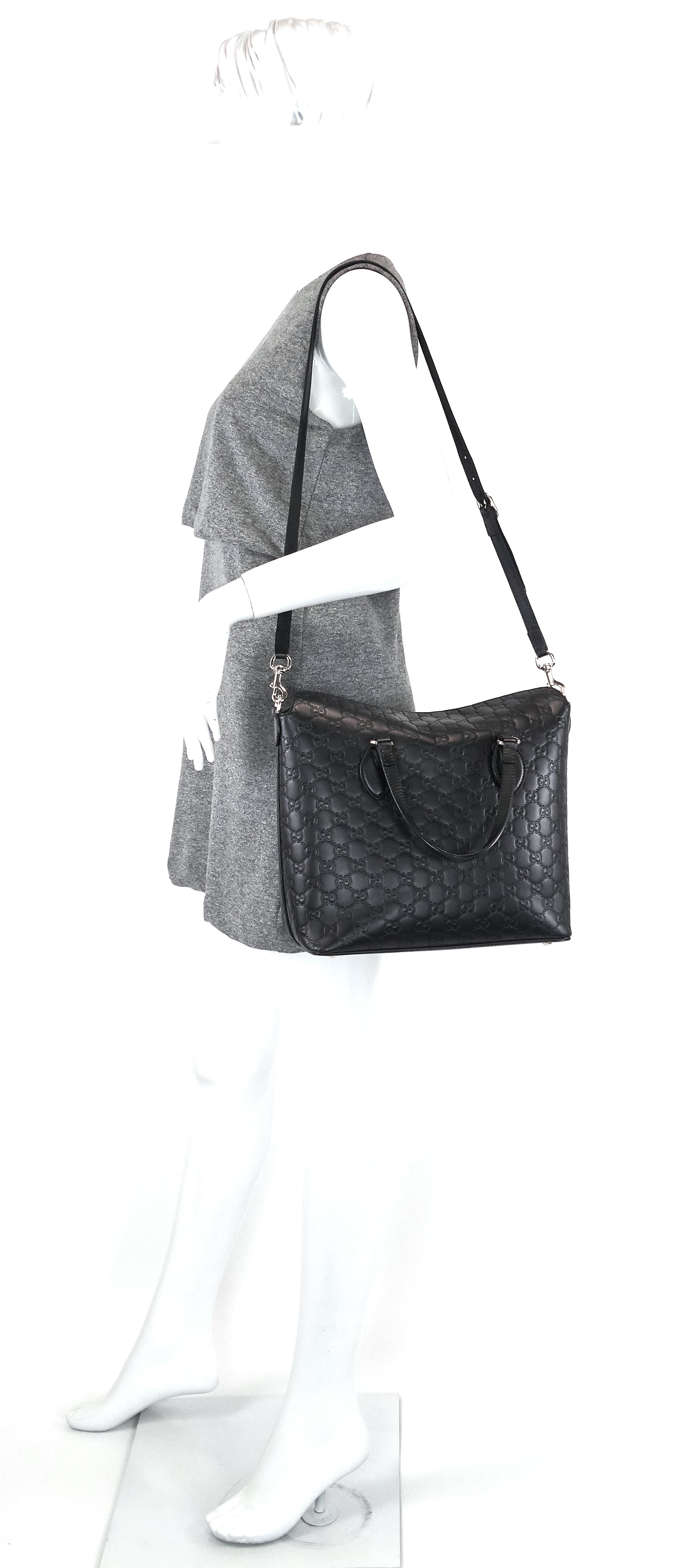 Signature Top Handle GGssima Bag