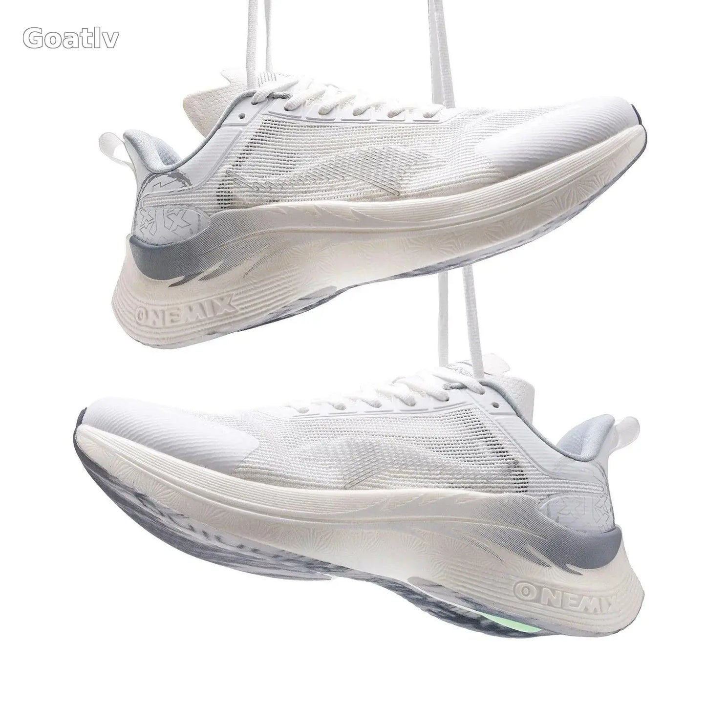 ONEMIX White Trail Running Shoes - 1984