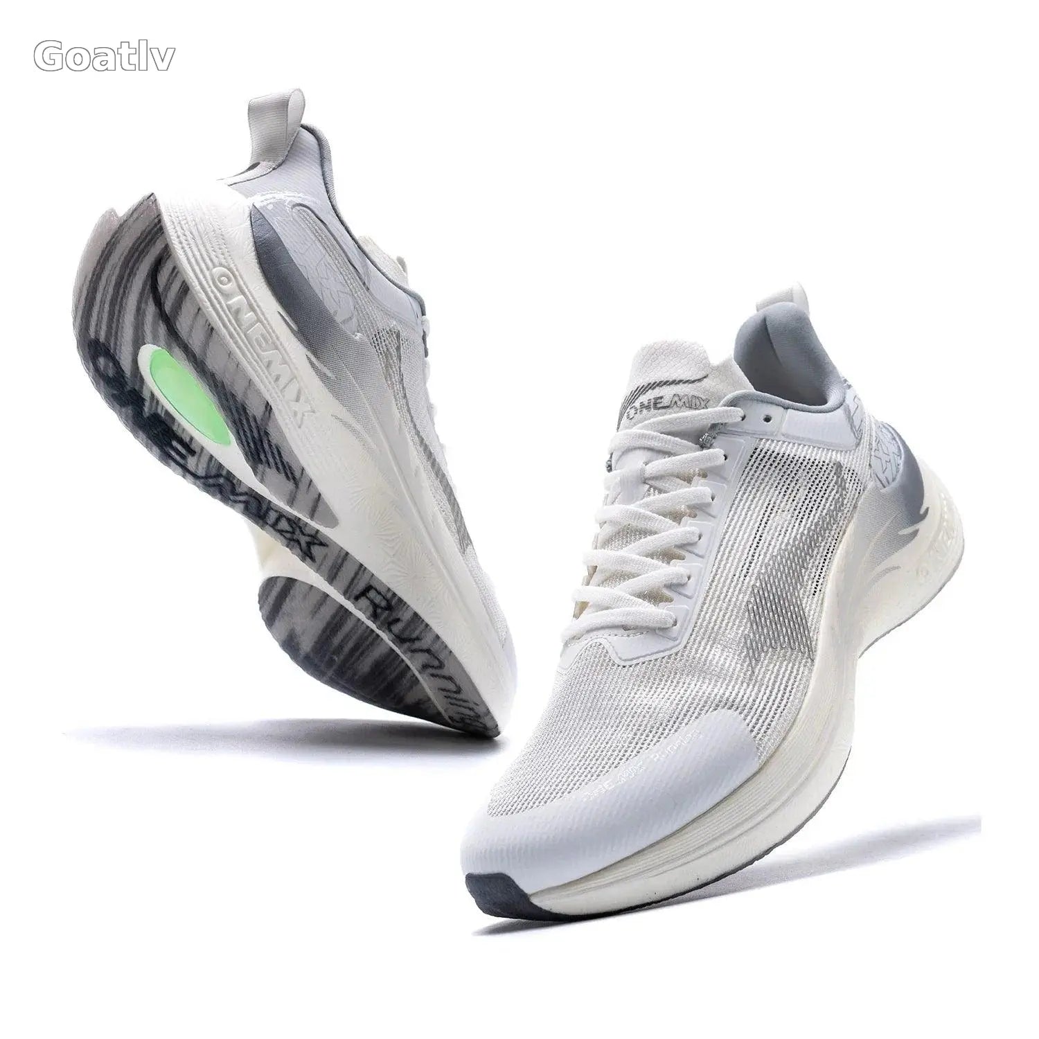 ONEMIX White Trail Running Shoes - 1984