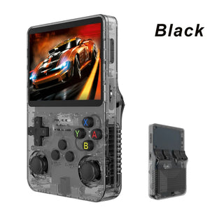 Retro Handheld Video Game Console Linux System 3.5 Inch IPS Screen Portable Pocket Video Player R35S 64GB Games