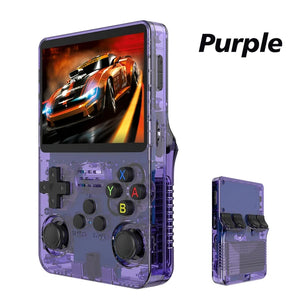 Retro Handheld Video Game Console Linux System 3.5 Inch IPS Screen Portable Pocket Video Player R35S 64GB Games eprolo