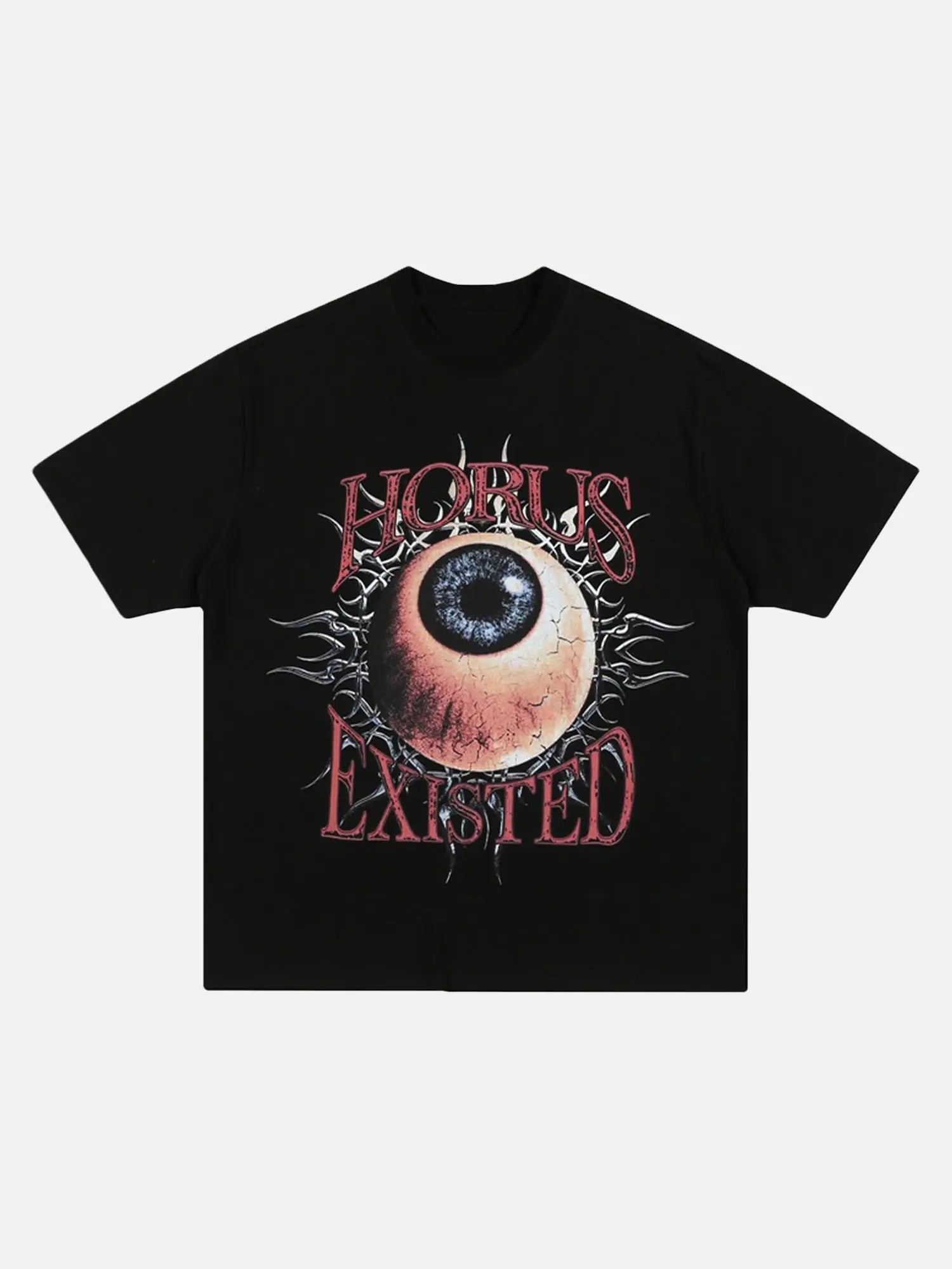 Oversize West Coast Street Eyeball T-shirt SP240320UPYW