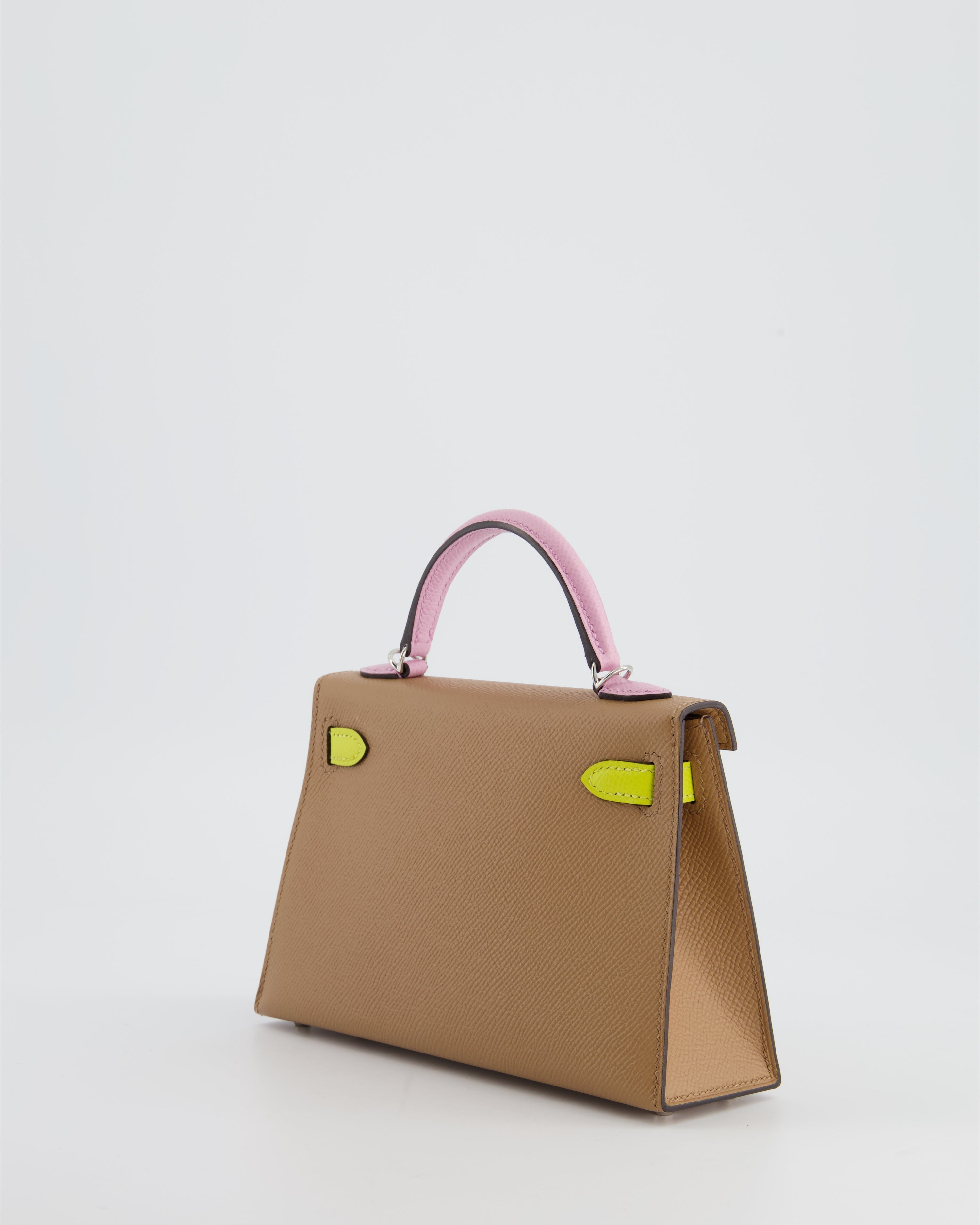 *HOT* Hermes Mini Kelly II Sellier 20cm Tri-Colour with Palladium Hardware - sneakerlandnet