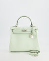 *RARE* Hermes Kelly Bag 25cm Retourne in Vert Fizz Swift Leather with Palladium Hardware - sneakerlandnet