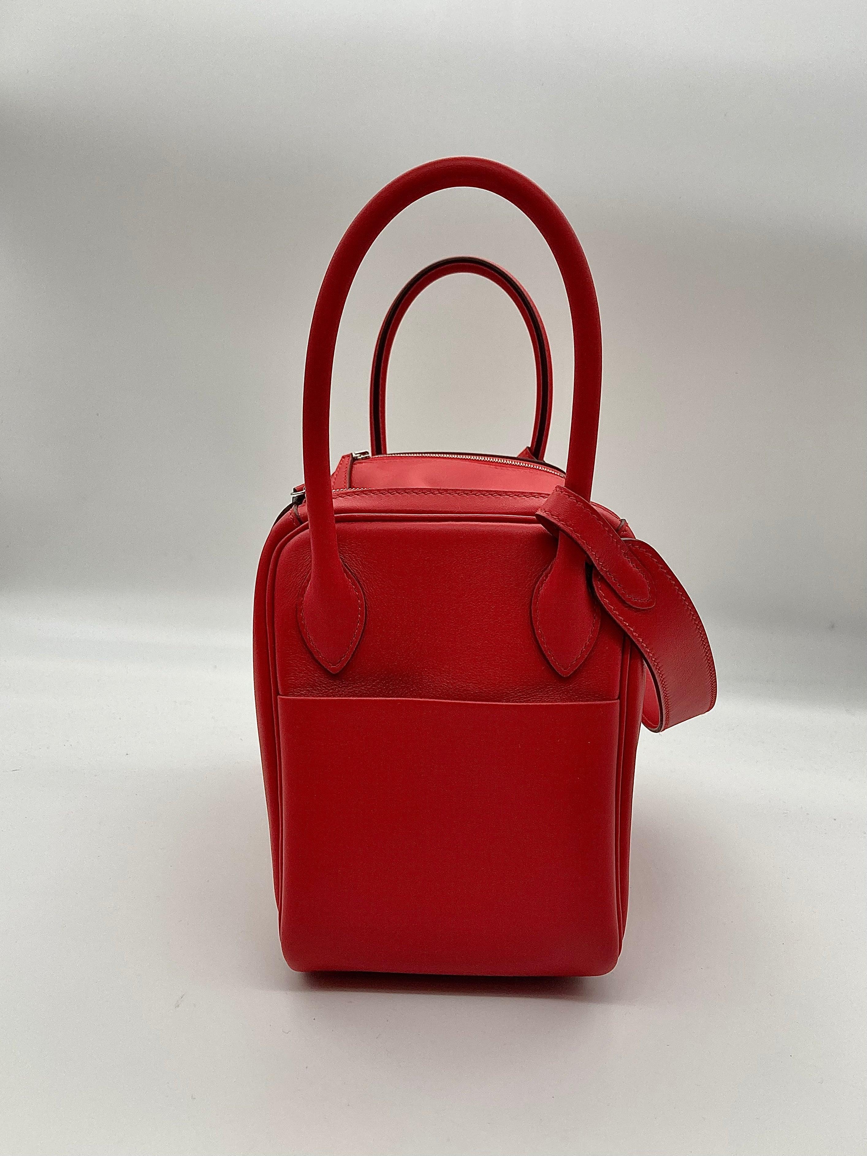 Lindy 26 Verso Swift Calfskin Rouge de Coeur/Rouge Piment PHW Kilta bags