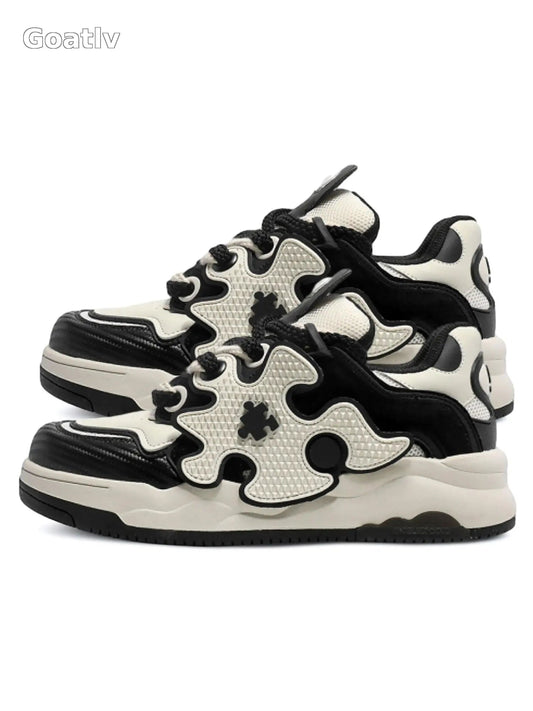 Retro Puzzle Sneakers - 1984