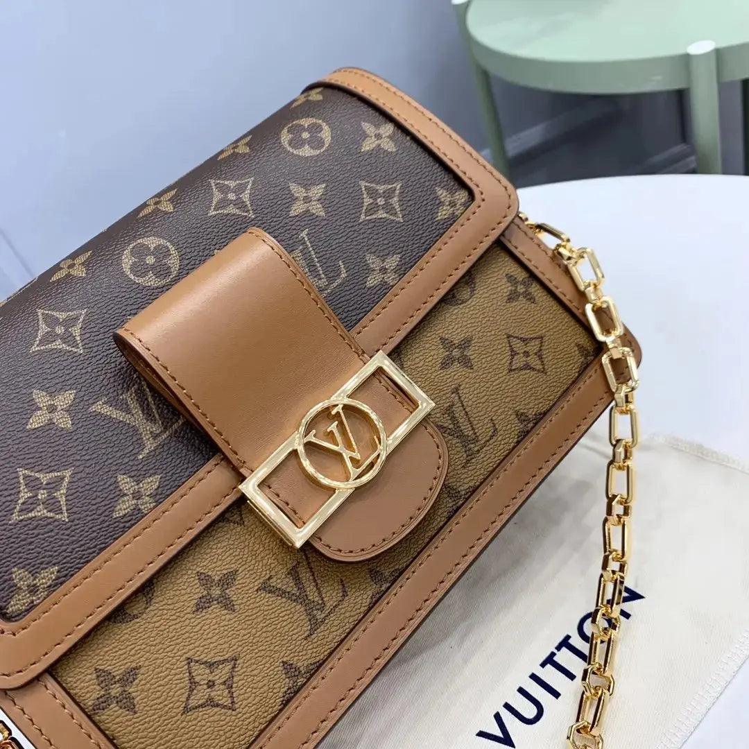 SO - New Fashion Women's Bags LUV DAUPHINE Nicolas Ghesquière Monogram Reverse A052 sneakeronline