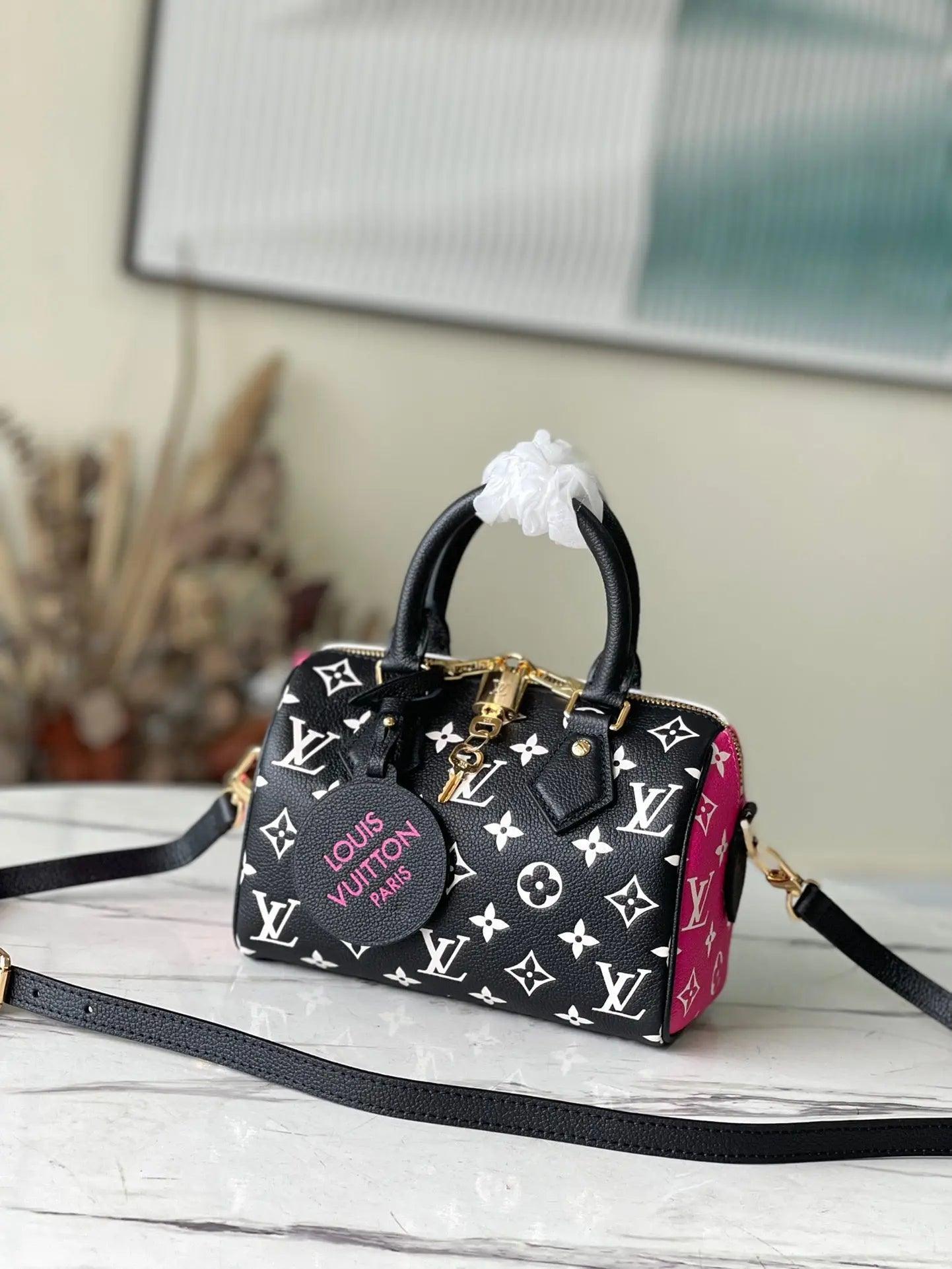 SO - New Fashion Women's Bags LUV SPEEDY MONOGRAM A017 sneakeronline