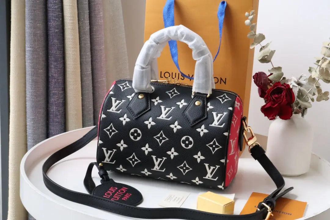 SO - New Fashion Women's Bags LUV SPEEDY MONOGRAM A017 sneakeronline