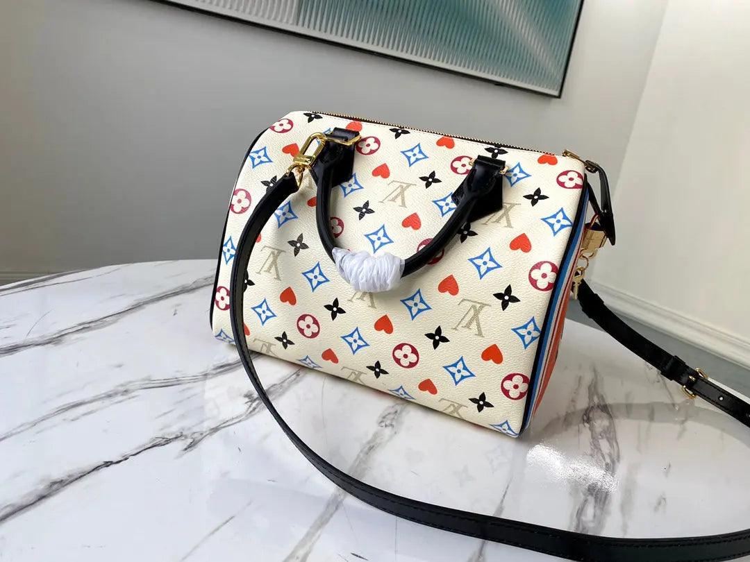 SO - New Fashion Women's Bags LUV Speedy Bandoulière Nicolas Ghesquière Game On Monogram A052 sneakeronline