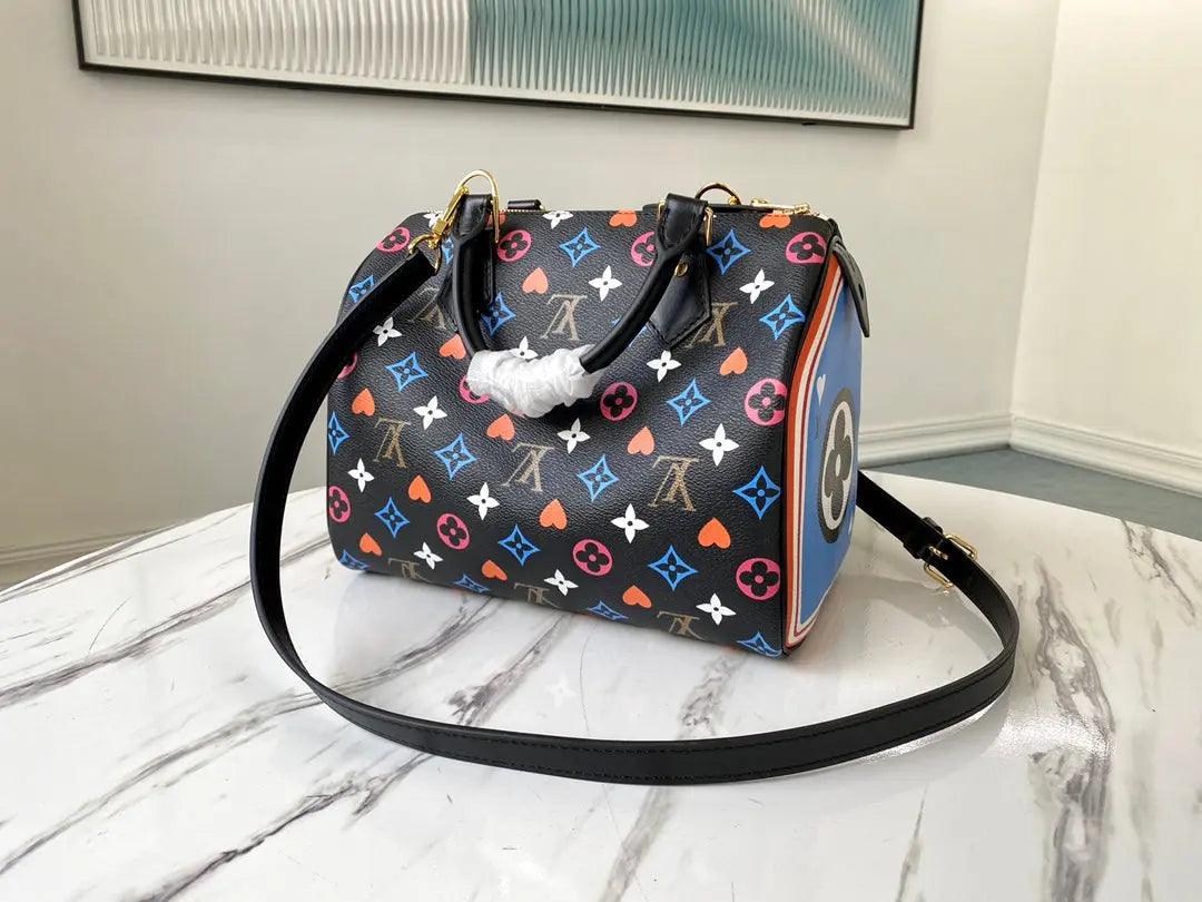 SO - New Fashion Women's Bags LUV Speedy Bandoulière Nicolas Ghesquière Game On Monogram A053 sneakeronline