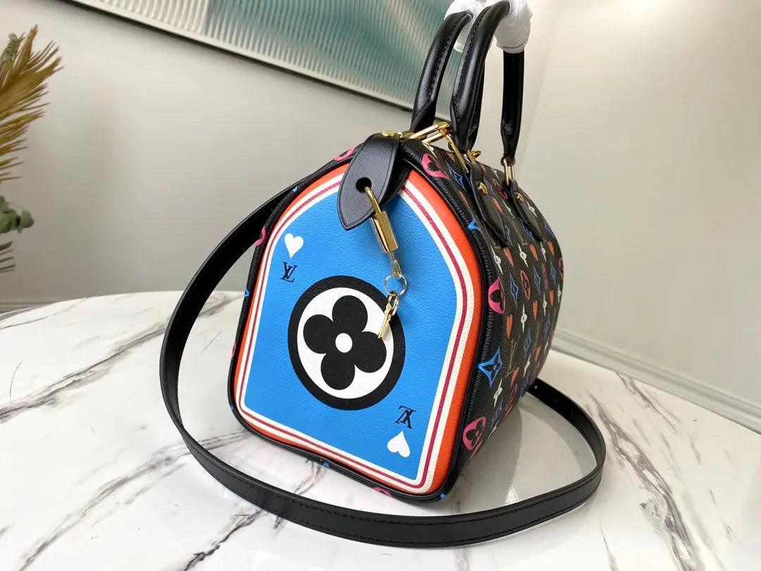 SO - New Fashion Women's Bags LUV Speedy Bandoulière Nicolas Ghesquière Game On Monogram A053 sneakeronline