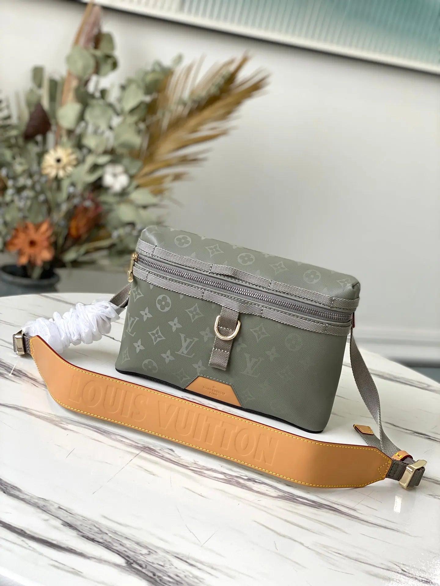 SO - New Fashion Women's Bags LV Messenger Monogram Titanium A0101 sneakeronline