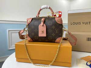 SO - New Fashion Women's Bags LV Monogram Petite Malle Souple A0104 sneakeronline