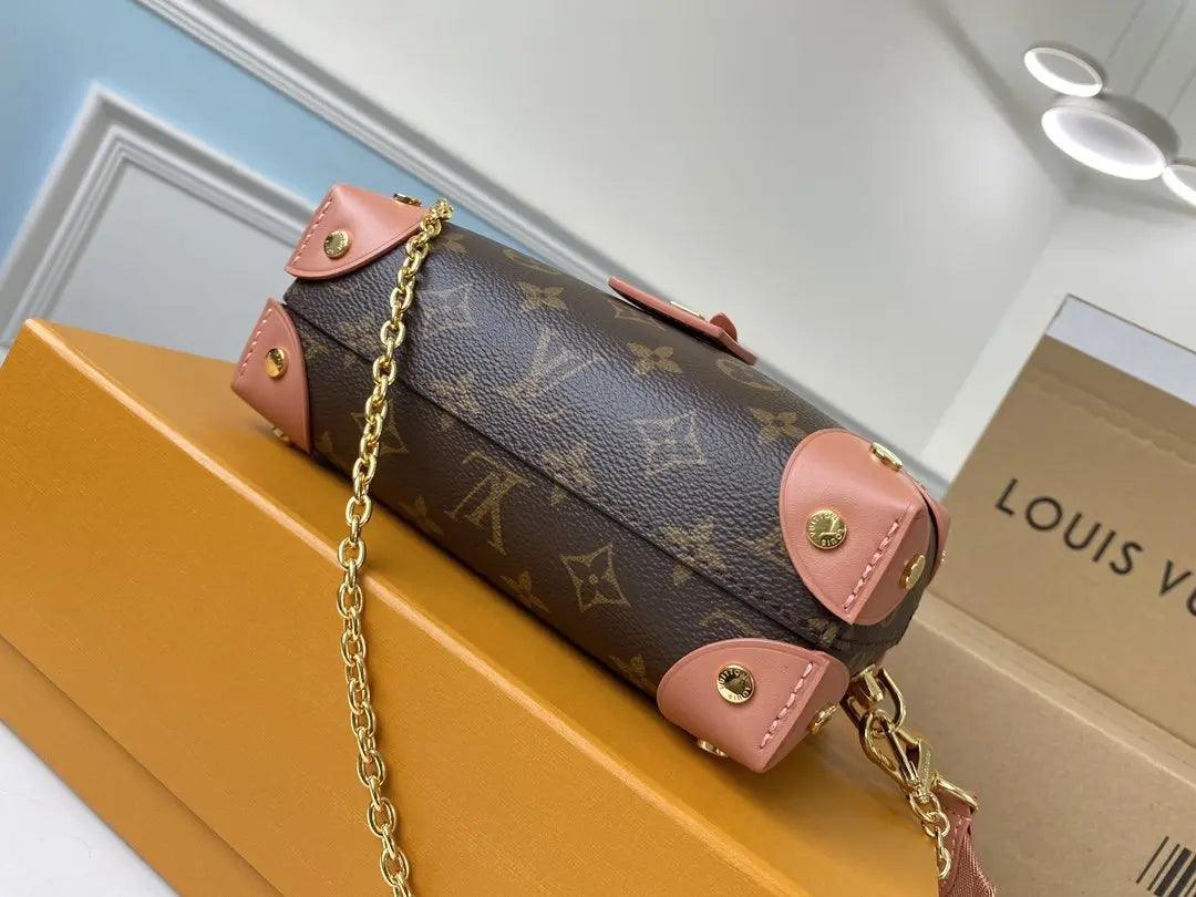 SO - New Fashion Women's Bags LV Monogram Petite Malle Souple A0104 sneakeronline