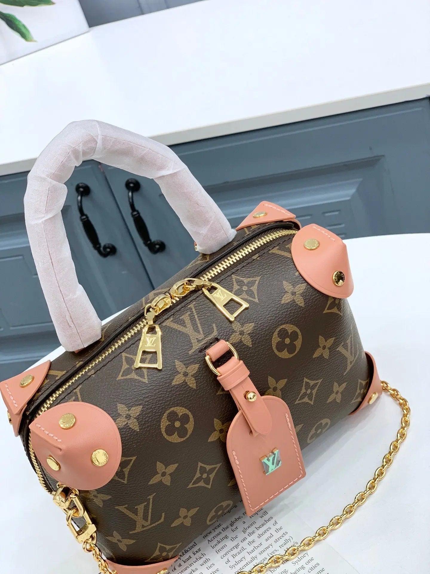 SO - New Fashion Women's Bags LV Monogram Petite Malle Souple A0104 sneakeronline