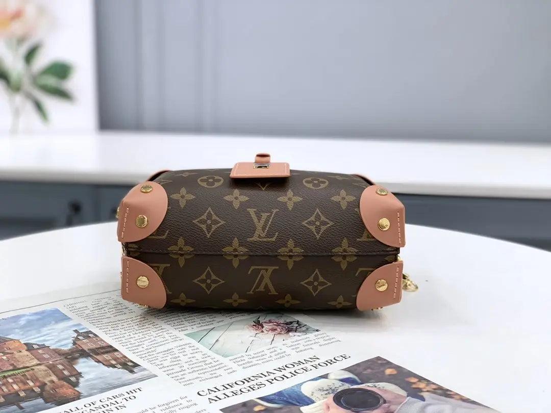 SO - New Fashion Women's Bags LV Monogram Petite Malle Souple A0104 sneakeronline