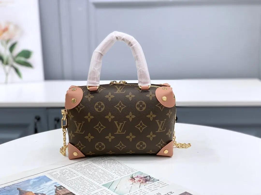 SO - New Fashion Women's Bags LV Monogram Petite Malle Souple A0104 sneakeronline