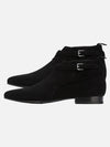 Pointed Toe British Style Buckled Chelsea Boots SP240314LB91