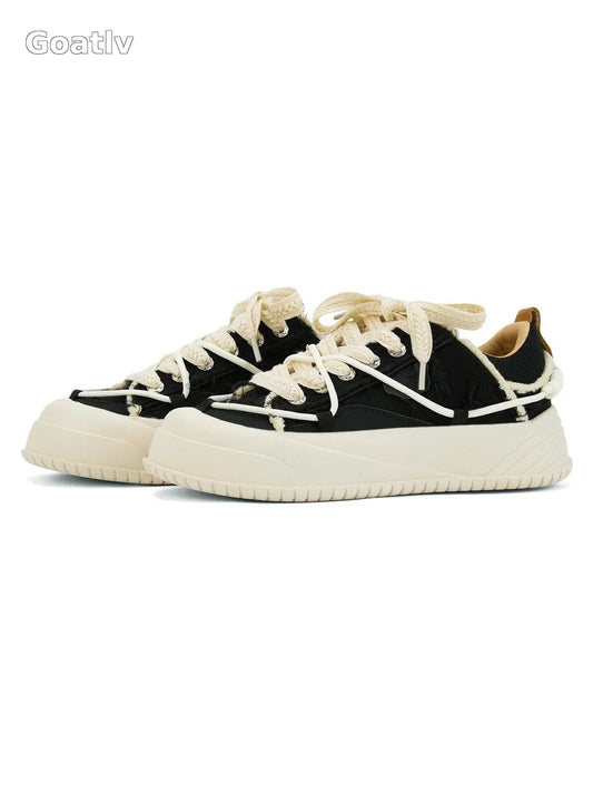 Sneakerhill Canvas Paper Plane Street Rap Sneakers - 2155 - 1984
