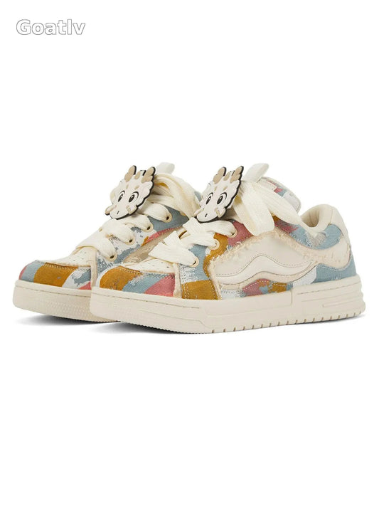 Sneakerhill Cute Dragon Series Tassel Sneakers - 1984