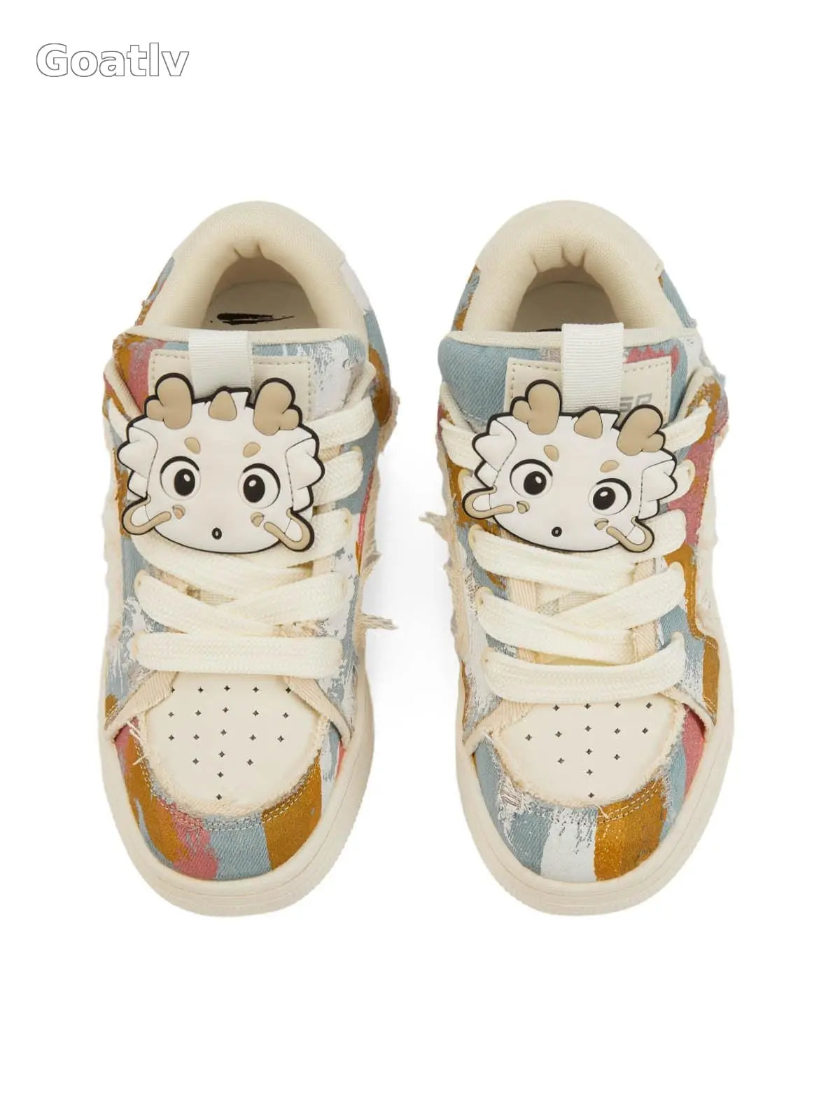 Sneakerhill Cute Dragon Series Tassel Sneakers - 1984