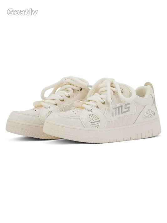 Sneakerhill Embroidered Letter Shoes - 2107 - 1984