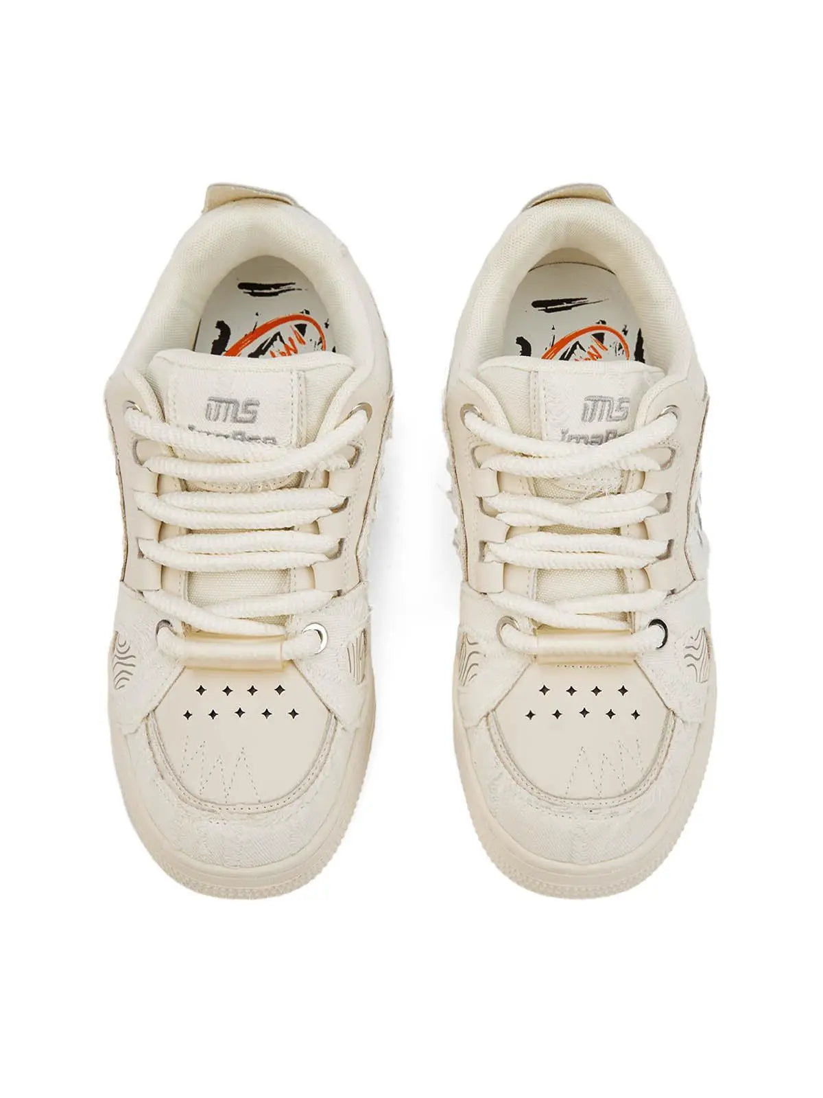 Sneakerhill Embroidered Letter Shoes - 2107 - 1984